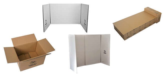 楽天イーグルス コラボ段ボール製品の例 楽天イーグルス コラボ段ボール製品の例