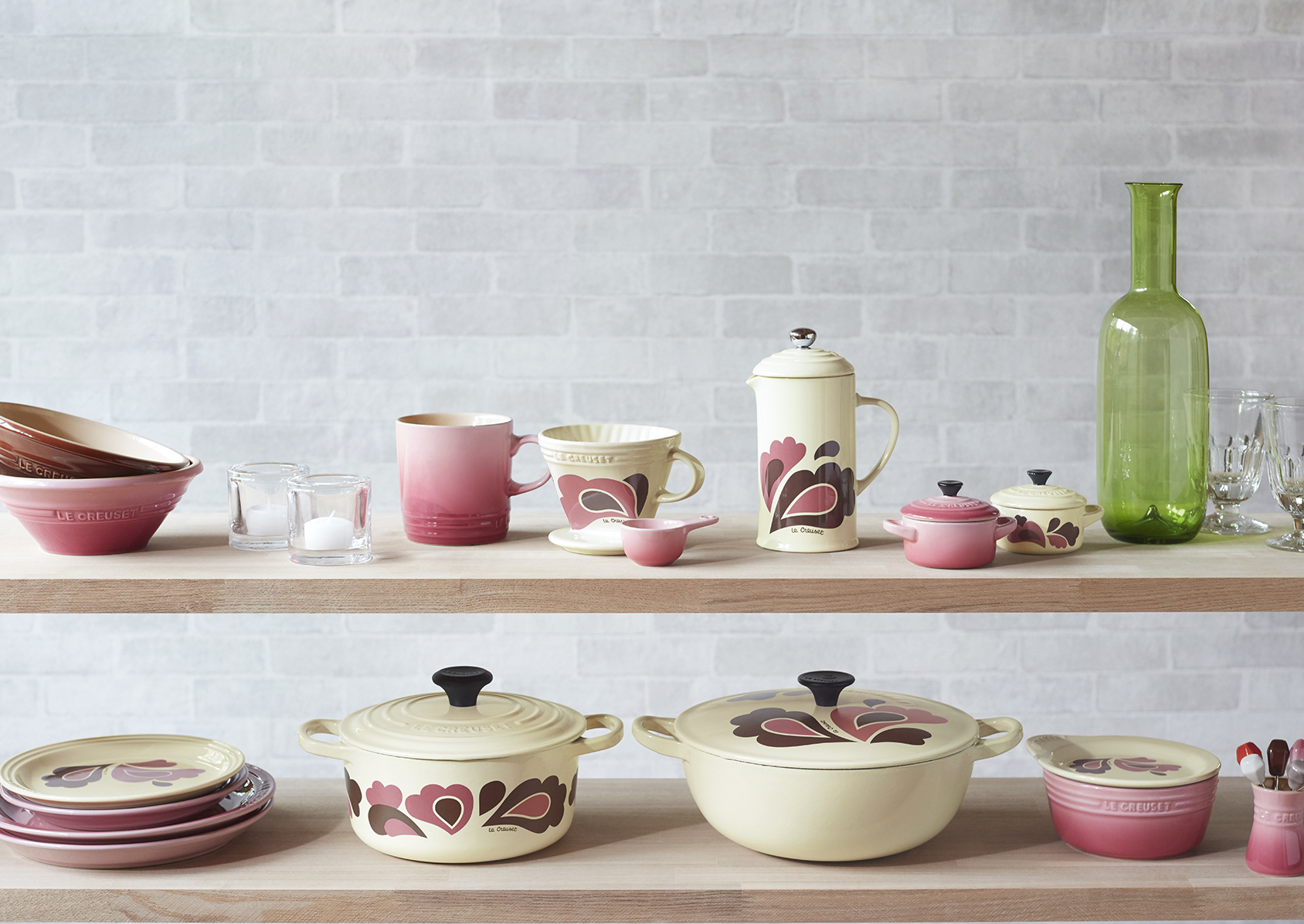 LE CREUSET - ルクルーゼ ピーコック プレート2枚の通販 by こりす