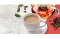 ダブルネルドリップコーヒーと日本紅茶の新たな出会い 上島珈琲店から新メニュー『珈琲香るミルク紅茶』、華やかな春の色を楽しめる『関山桜のミルク珈琲』、『苺ミルク』を2月27日に期間限定発売!