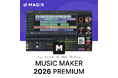 J-POP風素材付きの上位版も登場。AI作曲ソフト「MUSIC MAKER 2026 PREMIUM」8月27日(水)新発売