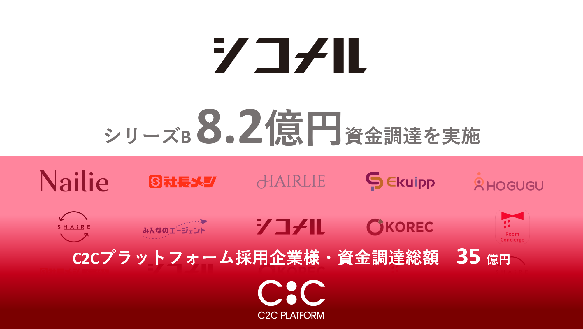 C2cプラットフォームを活用した 仕込みマッチングアプリ シコメル が シリーズbラウンドにて8 2億円の資金調達を実施 C2c Platform株式会社のプレスリリース