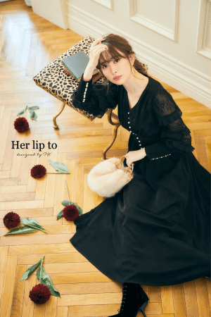 80/20クロス 【Her lip to】小嶋陽菜ブランド ワンピース - 通販