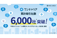 ワンキャリア、累計取引社数が6,000社を突破