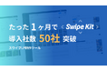 縦横スワイプ型LP制作ツール「SwipeKit」の導入数が50社を突破