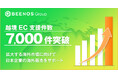 BEENOSグループの越境EC支援件数が7,000件を突破