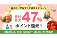 au PAY ふるさと納税、最大35%ポイント還元と初めての寄附で1,000円割引クーポンがもらえる「春のトリプルチャンスキャンペーン」を3月1日から3月20日まで開催