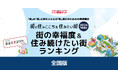 いい部屋ネット「街の幸福度 & 住み続けたい街ランキング2024<全国版>」(街の住みここちランキング特別集計)発表