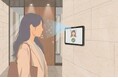オートロック付き新築賃貸マンションの共用エントランスに「顔認証システム」を導入