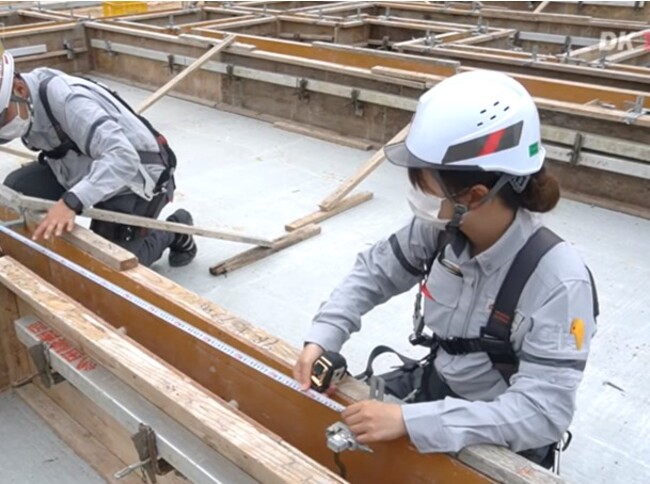 女性施工管理職（イメージ）