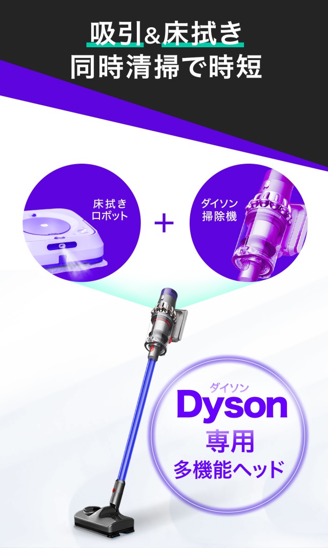 正規品スーパーSALE×店内全品キャンペーン マルチウォーターモップ ダイソン専用 dyson専用 クリーナー 掃除機 多機能ヘッド 吸引 乾拭き  霜吹き 水拭き SOUYI SY-140-DY fucoa.cl