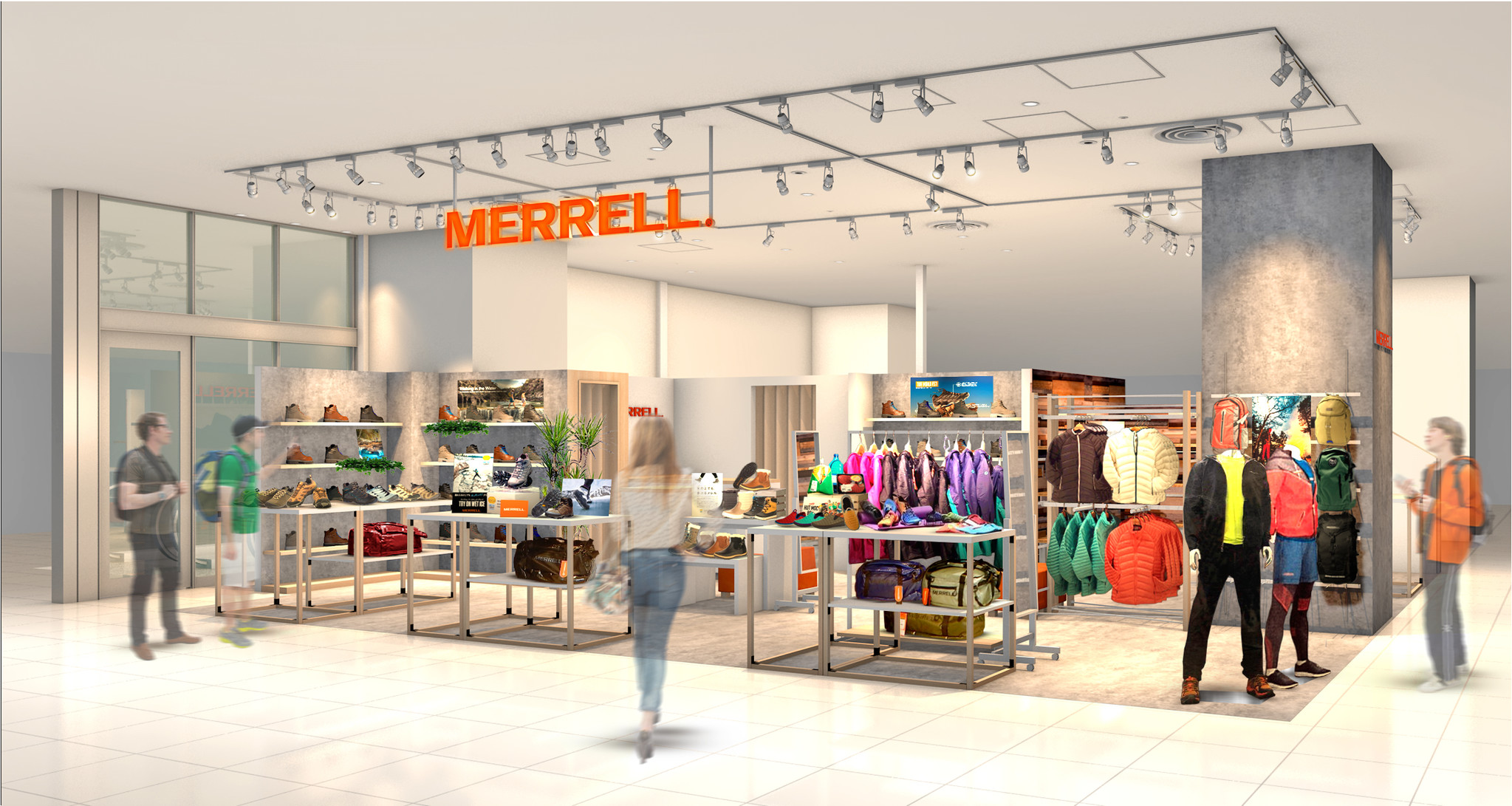 メレルの新コンセプトストアが横浜エリアに登場 Merrell みなとみらい店 年2月21日 金 リニューアルオープン 株式会社 丸紅フットウェアのプレスリリース