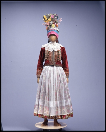 　「女性衣装」20世紀初頭、ポーランド・クラコフ地方