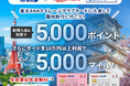 楽天カード、初のマイルを進呈するキャンペーン「条件達成で楽天ポイントと5,000マイルがもらえる!楽天ANAマイレージクラブカード入会キャンペーン」を開催