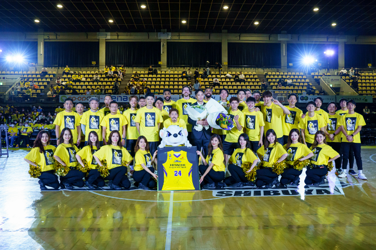 笑いあり 涙あり 会場に駆け付けた多くのファンに見守られて 広瀬健太氏引退セレモニー 実施 サンロッカーズ渋谷のプレスリリース