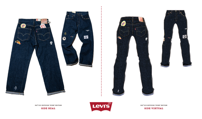 VRoidがLevi's®、ガリベンガーVと共同でLevi's® 501®を世界初の