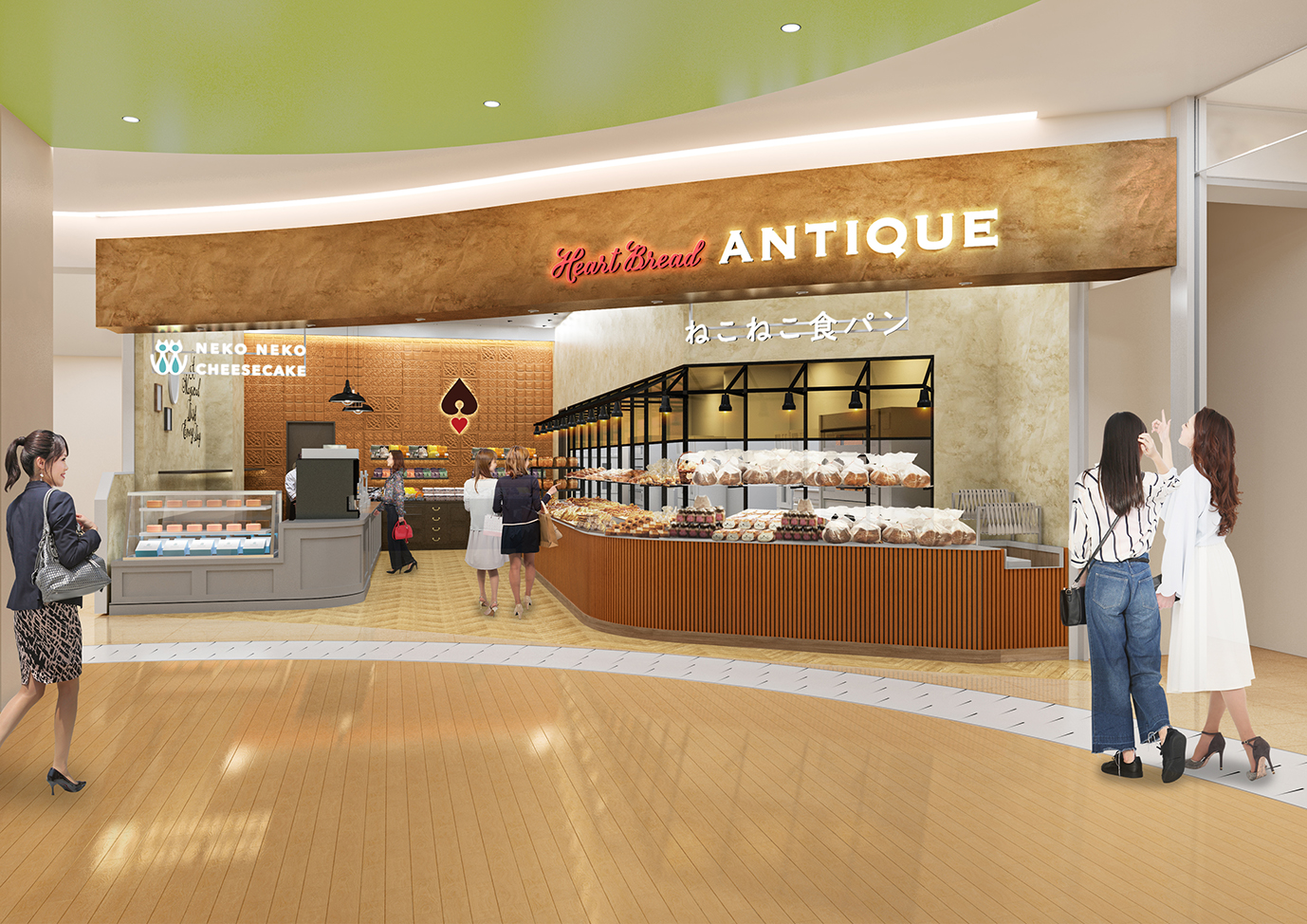 福岡西部エリア初出店 Heart Bread Antique ハートブレッドアンティーク および ねこねこ食パン ねこねこチーズケーキ が10月29日に木の葉 モール橋本にオープン 株式会社オールハーツ カンパニーのプレスリリース