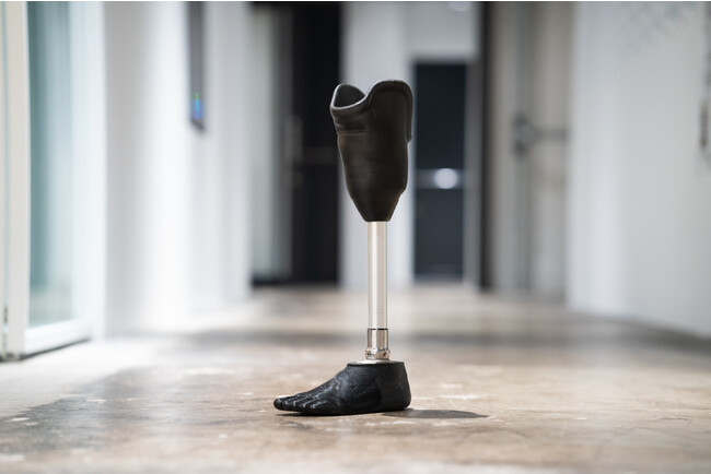 インスタリムの3Dプリント義足(BK:膝下、骨格タイプ) インスタリムの3Dプリント義足(BK:膝下、骨格タイプ)