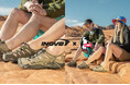 INOV8×CHUMS初のコラボレーション!左右非対称カラーが目を引く、あそびゴコロ溢れるアウトドアサンダル「RECOLITE 190 UNI」登場!