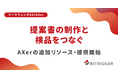 体裁を整える時間を最小限へ。提案書の制作と検品をつなぐ仕組みをAXerで提供開始