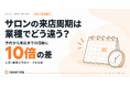 サロン業種で予約から来店までの日数が10倍差 | 全国7業種・26週間の予約データ分析