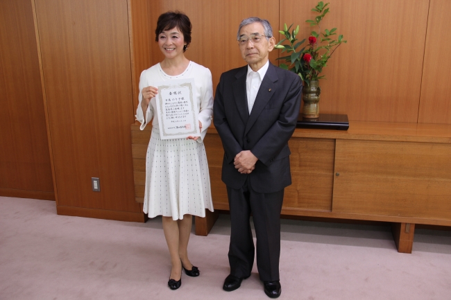 日髙のり子さんと知事