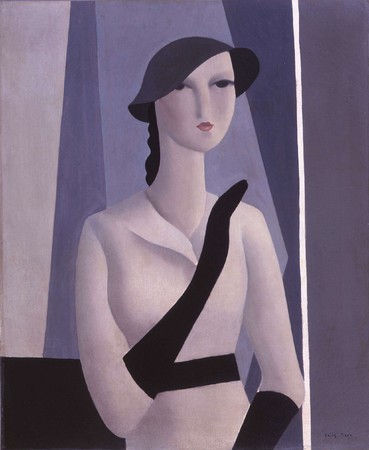 東郷青児《婦人像》1930-35年 東郷青児《婦人像》1930-35年