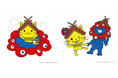 島根県観光キャラクター「しまねっこ」、大阪・関西万博公式キャラクター「ミャクミャク」コラボレーションデザイン公開!