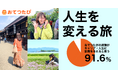 「おてつたび」が人生を変える旅に——参加者の9割以上が「今後のキャリア・人生に影響を与えると思う」と回答