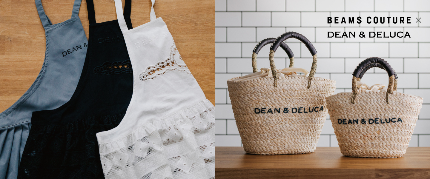 DEAN AND DELUCA×BEAMS COUTURE 保冷カゴバック 小