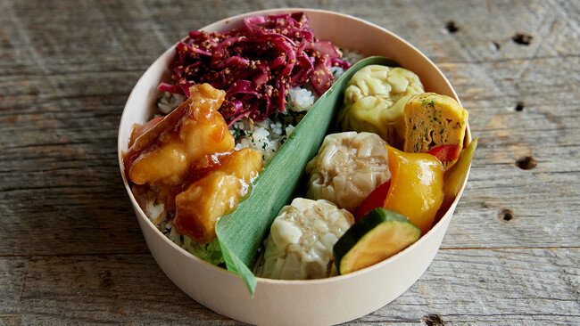 3種の焼売とマトウダイの餡かけわっぱ 3種の焼売とマトウダイの餡かけわっぱ