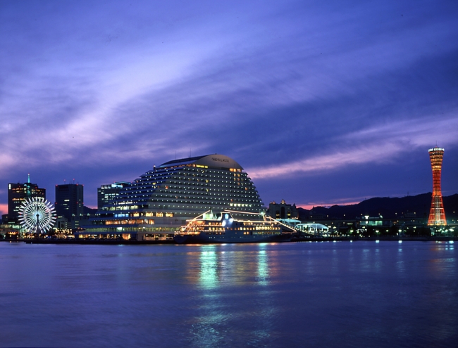 神戸メリケンパークオリエンタルホテル　夜景