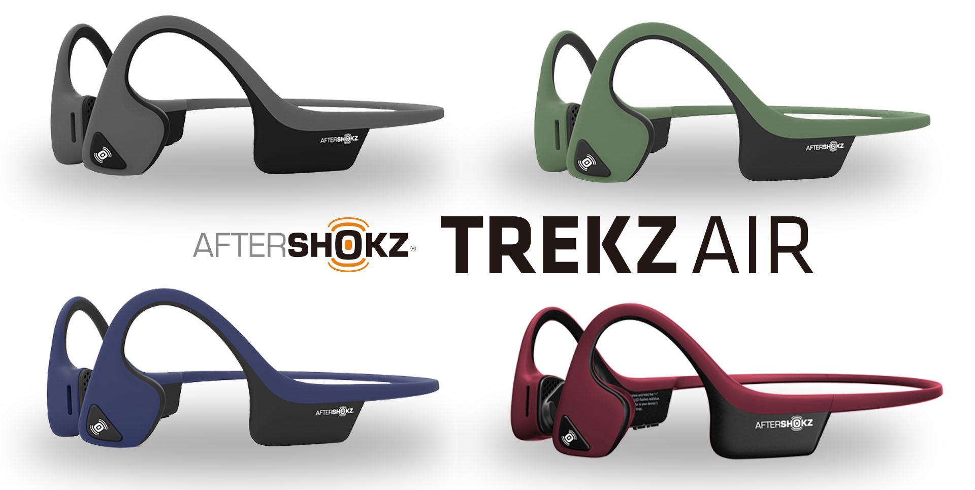 aftershokz trekz air 自転車