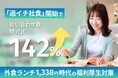 【外食ランチ代は1,338円へ】初期費用0円・省スペースの「週イチ社食」開始で問い合わせの昨対比が142％に急増！
