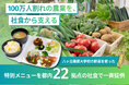 【農業従事者100万人割れの危機に挑む】八ヶ岳農業大学校の野菜を使った特別メニュー、都内22拠点の社食で9月10日・11日に一斉提供