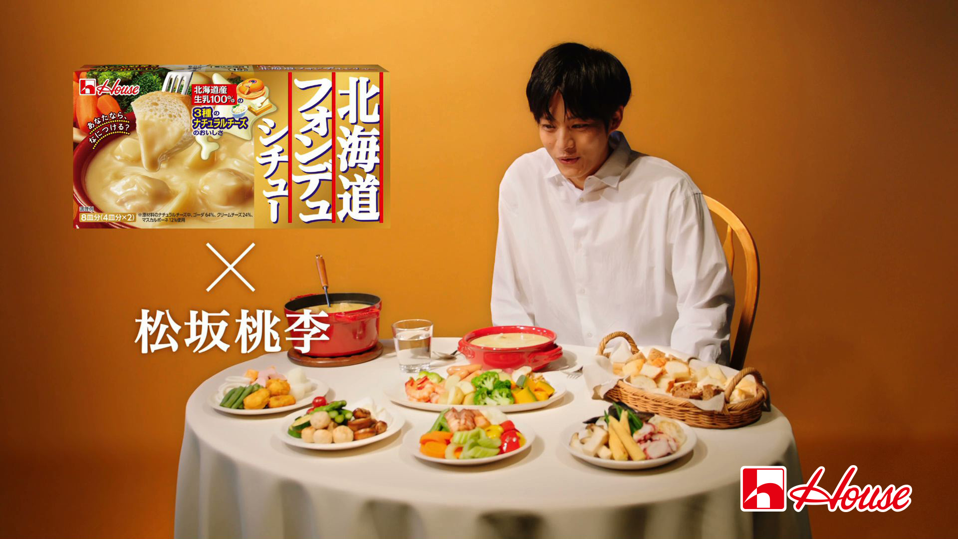 松坂桃李さん出演 北海道フォンデュシチュー初のtvcm が9月7日よりオンエア Twitterキャンペーン つけ具ランプリ も同時開催 ハウス食品グループ本社株式会社のプレスリリース