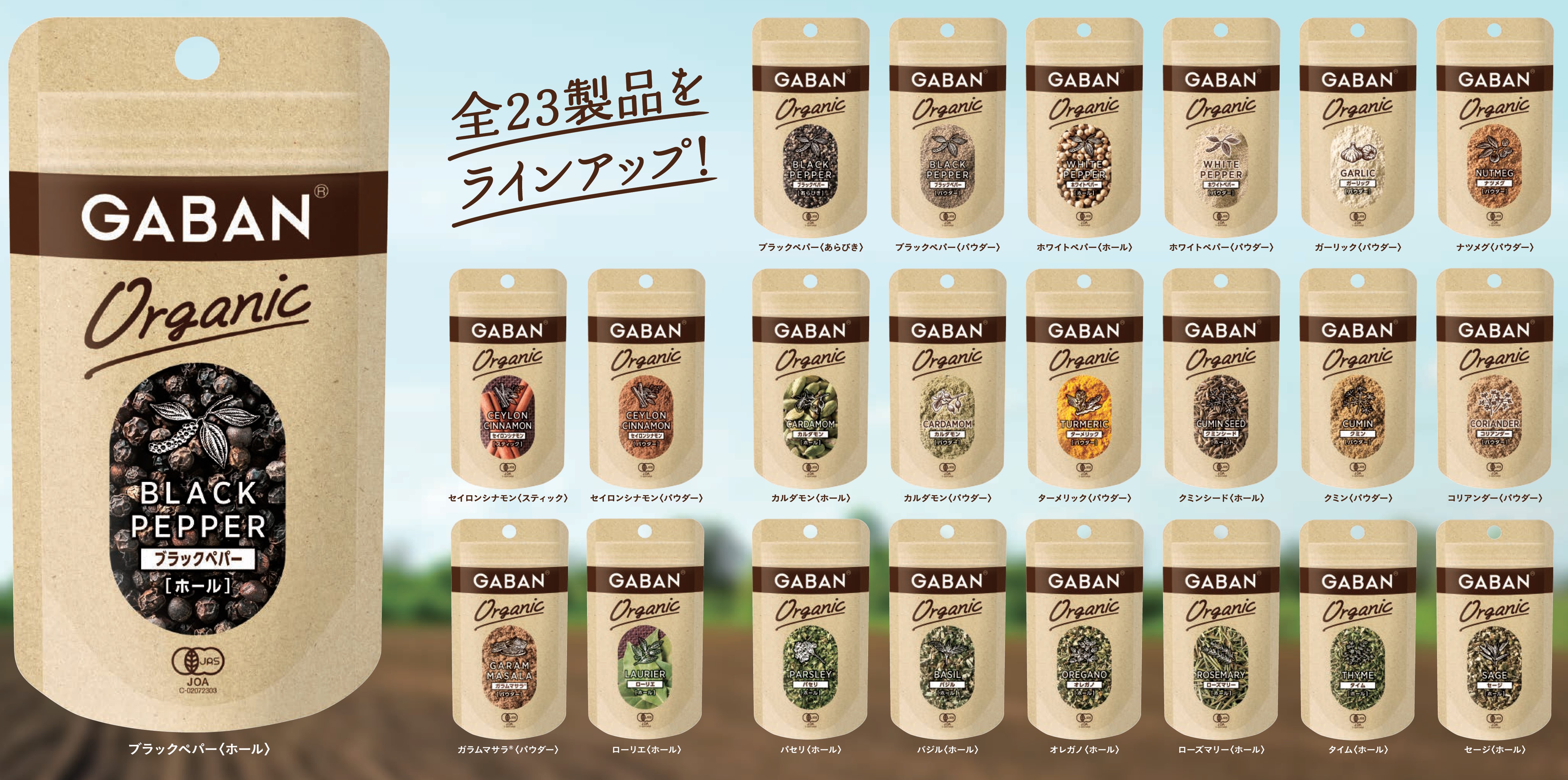 料理のプロも認めるＧＡＢＡＮ®ブランドに、初のオーガニック製品が登場！「ＧＡＢＡＮ® Organic」シリーズ｜ハウス食品 グループ本社株式会社のプレスリリース