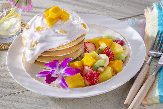 【アレンジレシピ：ハワイアンパンケーキ】