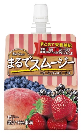 スムージーのようなおいしさの”栄養サポートゼリー飲料”「まるで