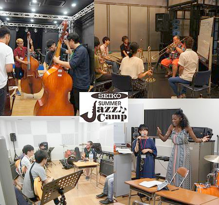 ▲Seiko Summer Jazz Camp 2017 練習風景