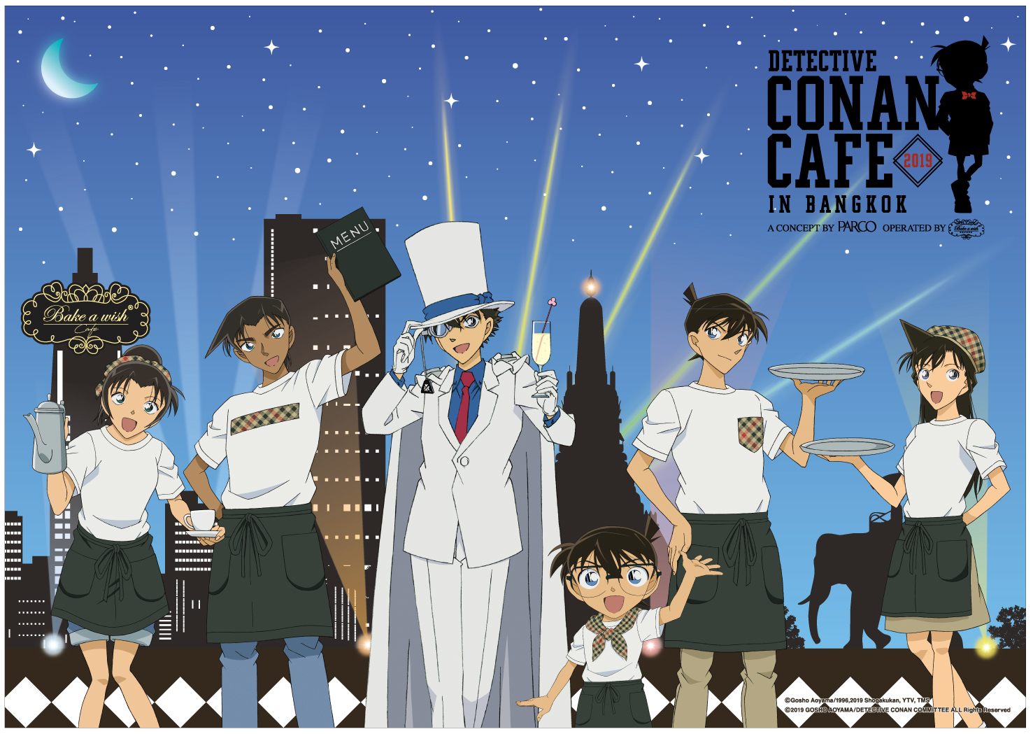 パルコプロデュースのキャラクターカフェ海外展開第５弾 名探偵コナンカフェ Detective Conan Cafe In Bangkok 開催 株式会社パルコのプレスリリース