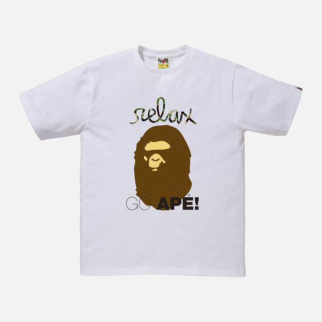 BAPY BY A BATHING APE® POP UP SHOP BAPE × relax Tシャツ＆クリアファイルセット【限定】10,000円（税抜）
