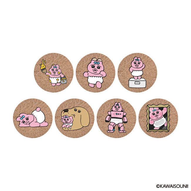 トレーディングコルクコースター (7種ランダム) 660円 トレーディングコルクコースター (7種ランダム) 660円