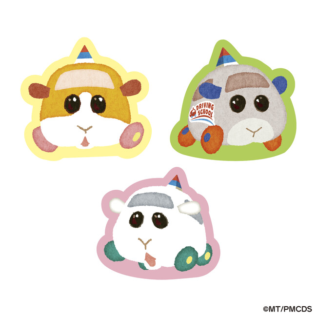 クッション (教習ポテト／教習シロモ／ペーター) 各3,850円(税込)