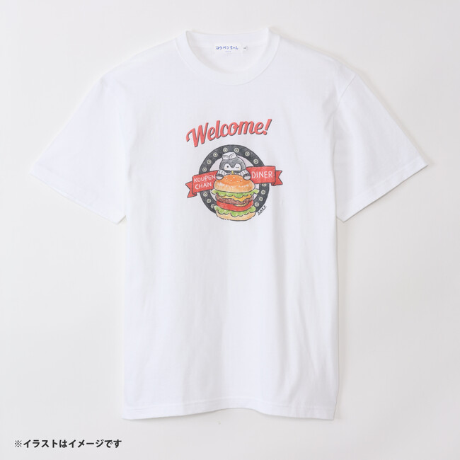 コウペンちゃん ダイナー　Tシャツ　WELCOM 各3,190円（税込）