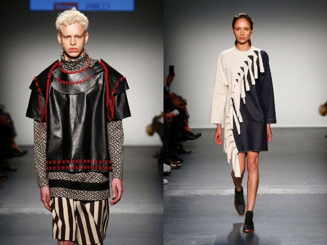 - 2016年2月ニューヨーク・ファッションウィーク時にて実施したAsia Fashion Collection - （左）日本：『ZOKUZOKUB』星拓真、（右）韓国：『Chungpepe』イム・オリョン