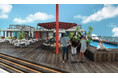 新鮮魚介を豪快に楽しむ『BBQ&HAMAYAKI Pier34north』が4月6日(日)「フィッシャーマンズワーフ中之島GATE」内にプレオープン!