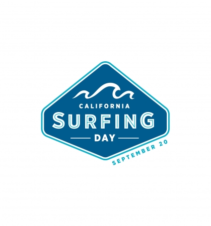 California Surfing Day ロゴ