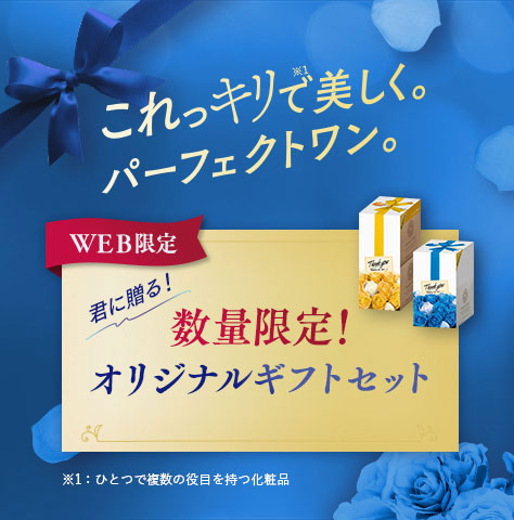 パーフェクトワン ブルーとイエローのローズをデザインした特別パッケージの オリジナルギフトセット をオンラインショップ限定で3月16日 火 新発売 新日本製薬 株式会社のプレスリリース