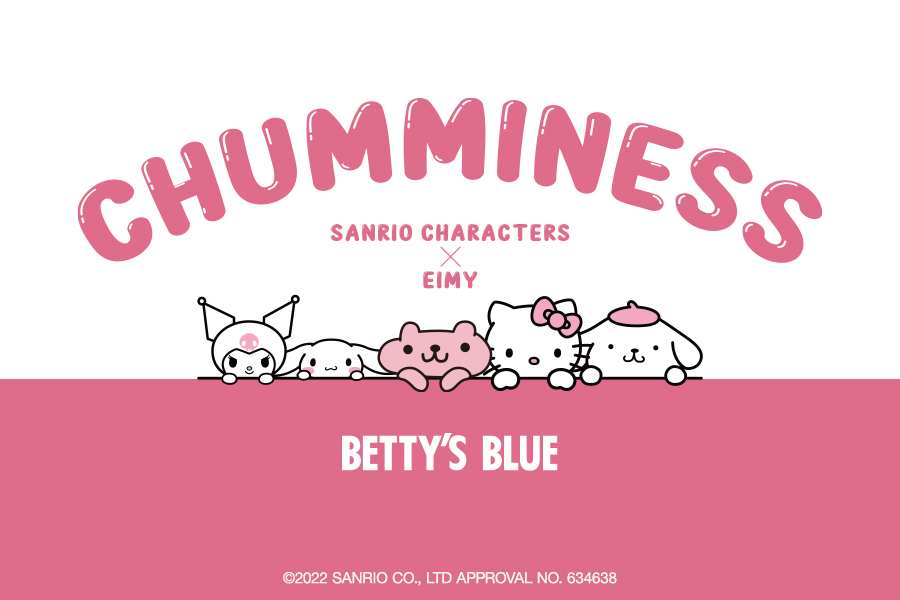 【BETTY'S BLUE】サンリオキャラクターズ×エイミーのコラボ