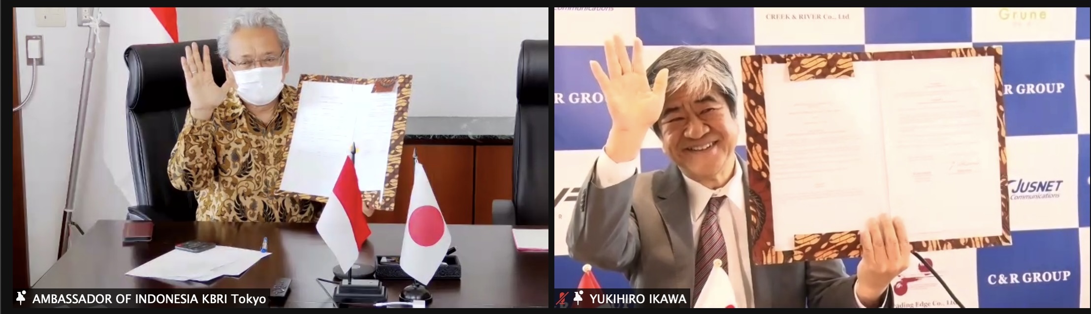 インドネシア大使館主催のクリエイティブ エコノミー カンファレンスに参加 在本邦インドネシア共和国大使館との協力覚書を締結 クリエイティブ分野の日本 インドネシア協業連携支援を確認 株式会社クリーク アンド リバー社のプレスリリース